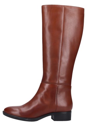 Overknee laarzen - cognac