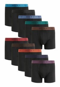 Non sélectionné, black rich red blue metallic texture waistband