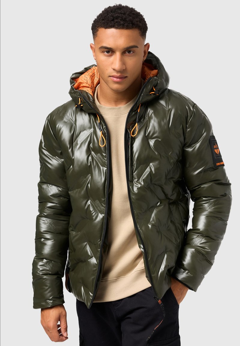 STONE HARBOUR - GEROO - Winter jacket - olive, Enlarge