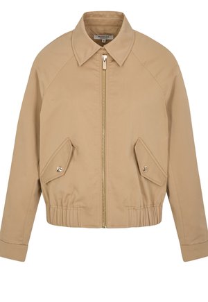 Morgan, MORGAN MORGAN SHORT JACKET WITH OPEN COLLAR - Leichte Jacke - beige