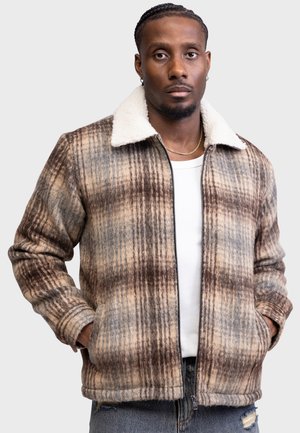 Redefined Rebel, ELIAM JACKET BOXY FIT - Класическо палто - brown check