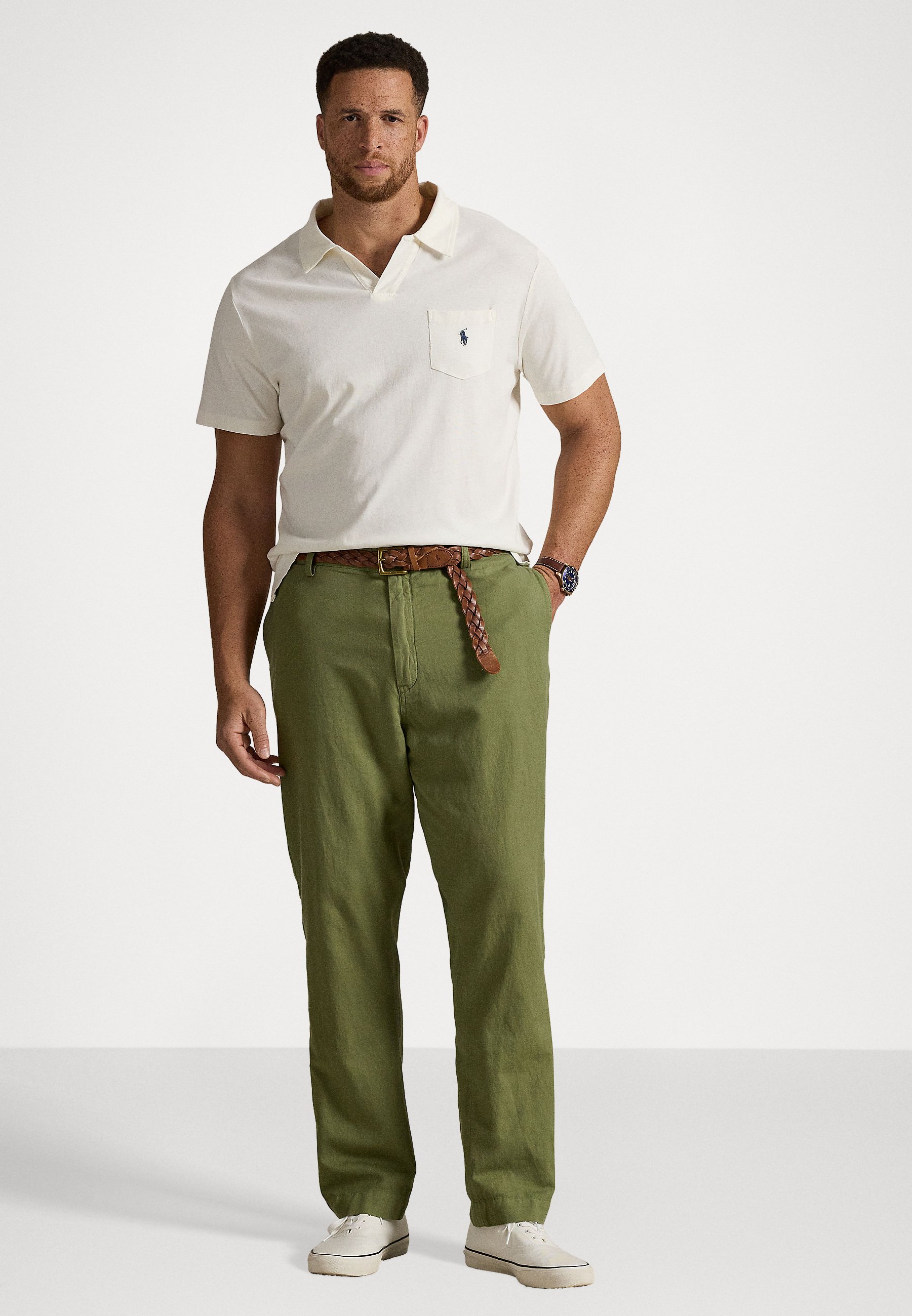 Polo Ralph Lauren Big & Tall CLASSIC FIT LINEN-COTTON PANT
