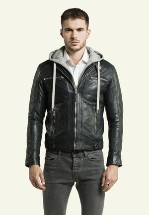 Serge Pariente ERIK HOOD - Kurtka skórzana