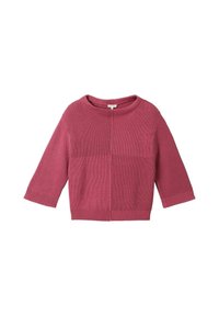 MIT 3/4 ARM - Strickpullover - pink patched rib knit