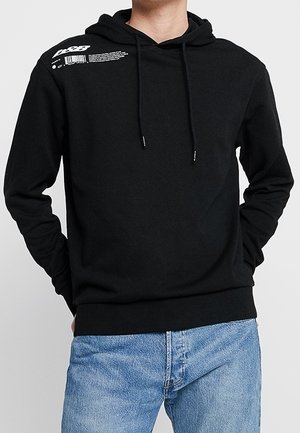 Felpa con cappuccio - black