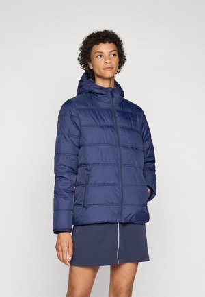 ATHENA HOODED PUFFER JACKET - Winterjacke - navy