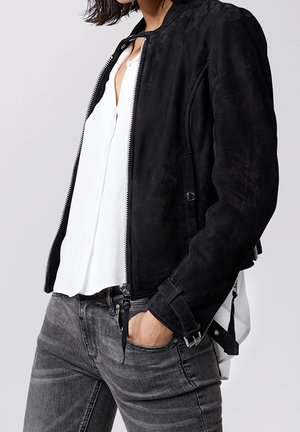 Tigha Giacca di pelle - black