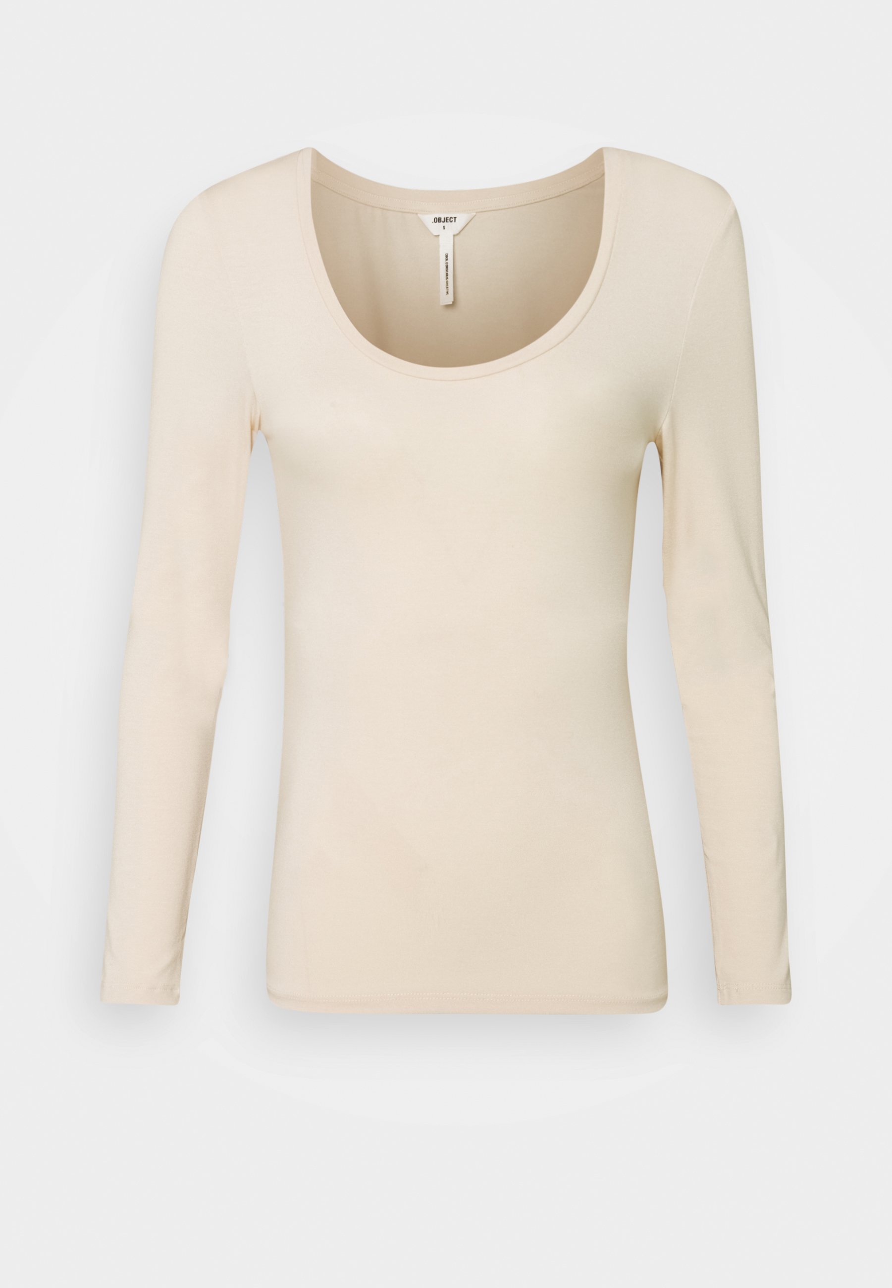 Beige long sleeve top Clearance