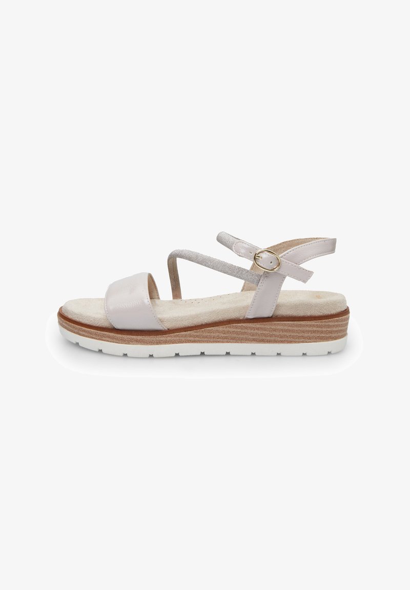 Bata Sandali con zeppa - beige