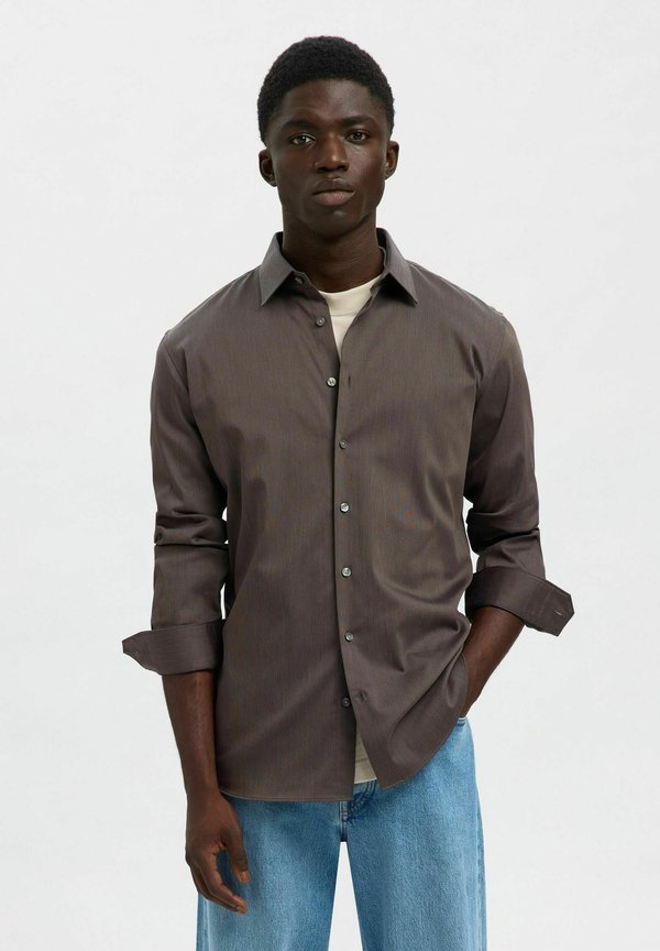 SLH PERFORMANCE LS NOOS - Hemd - morel