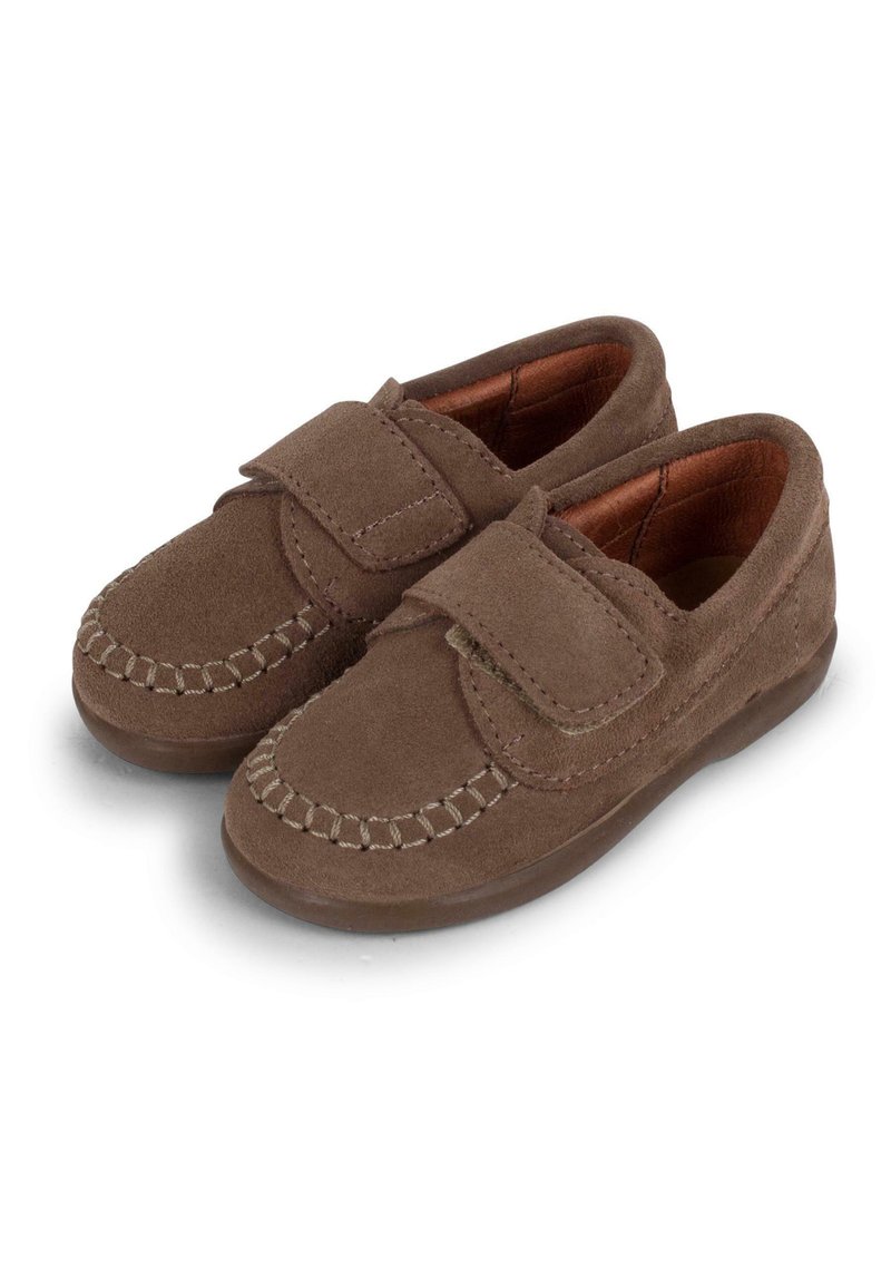 Kinder Klettschuhe | Pisamonas Mokassin topo/camel - JA11206 Kinder Klettschuhe | Pisamonas Mokassin topo/camel - JA11206