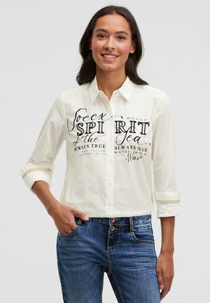 Button-down blouse - ivory