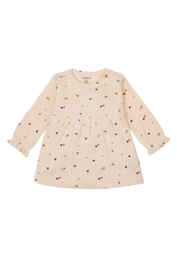 Strickkleid - butter cream