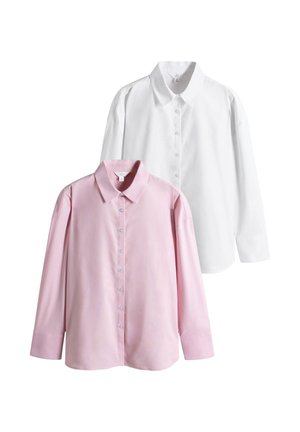 THE SET REGULAR FIT - 2 PACK OXFORD  - Blúzka so zapínaním na gombíky - pale pink white