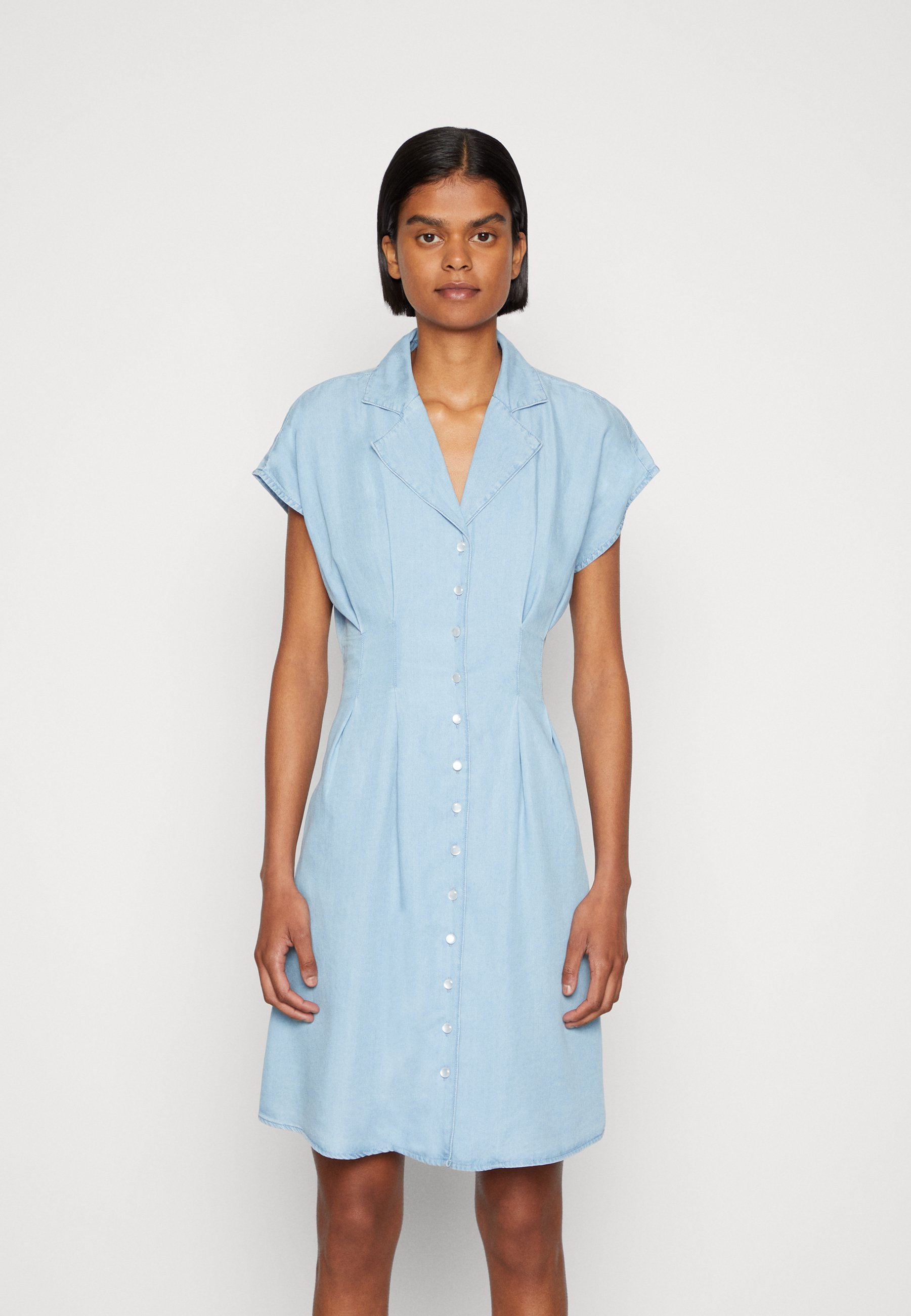 Pieces PCKARI DRESS - Denim dress 