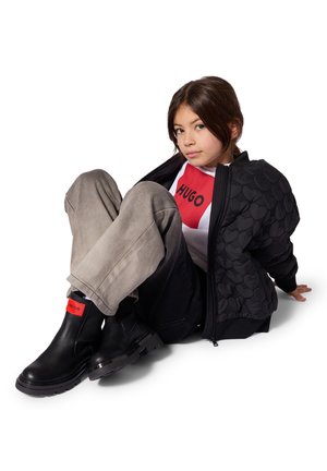 HUGO Kids, JACKET - Giacca da mezza stagione - black