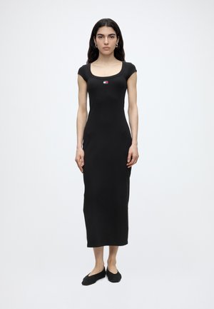 Tommy Jeans MAXI BADGE DRESS  - Φόρεμα ημέρας - black