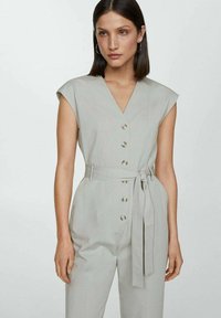 Mango Jumpsuit - mottled light grey