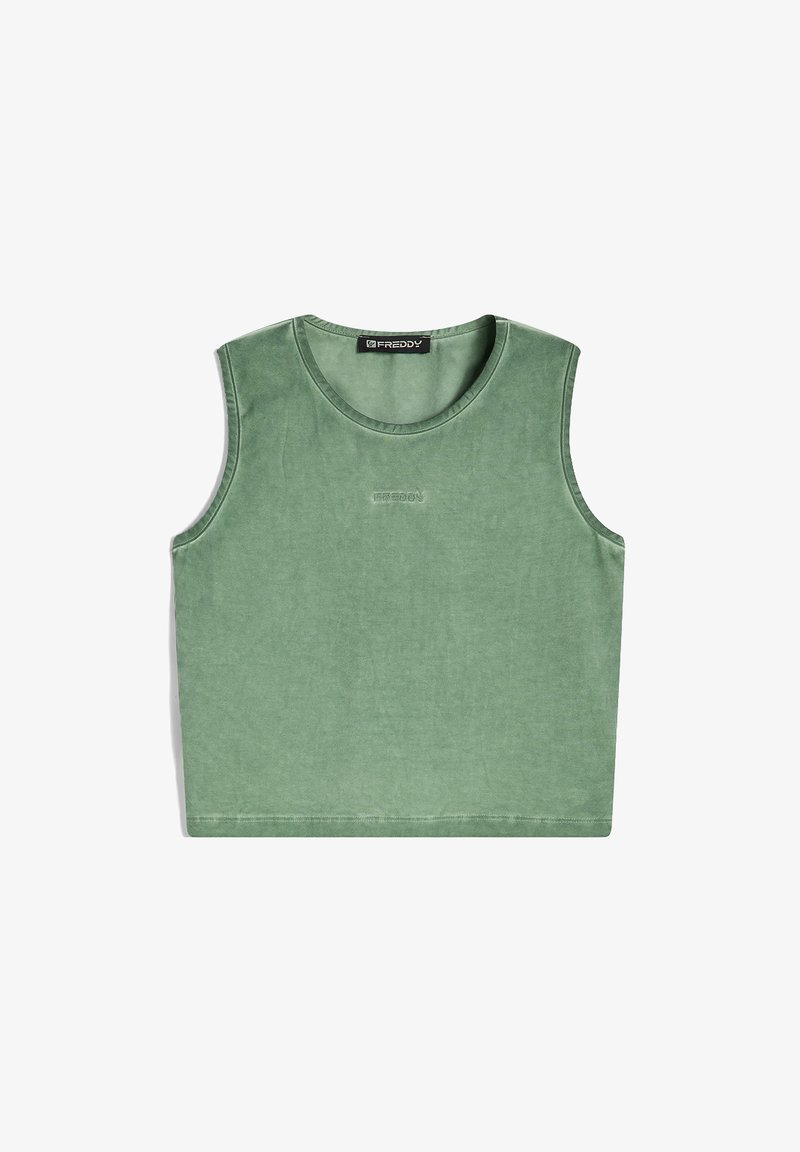Freddy CROP SLIM FIT zielony