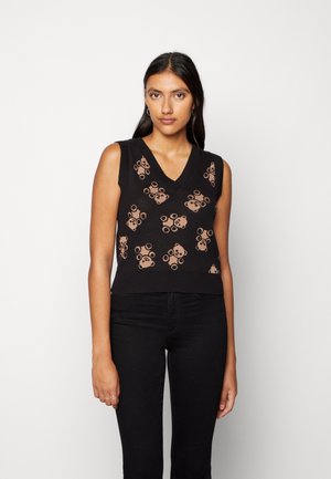 Neule - black/brown