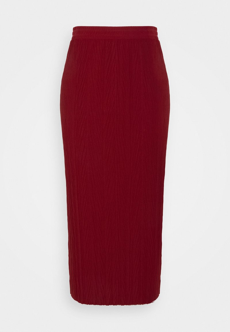 Max Mara Leisure Kokerrok bordeauxrood