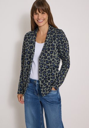 Cecil, OVERSIZED BLAZER MIT KNÖPFEN UND PRINT - Blazer - dried olive green