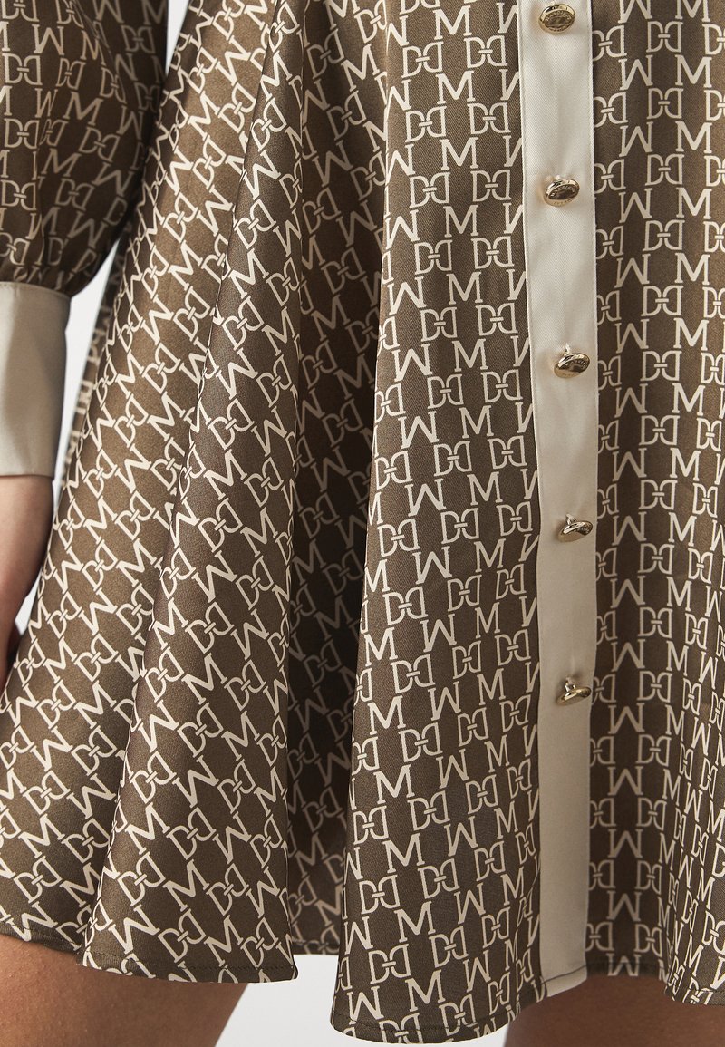 MARCIANO BY GUESS MONOGRAM FLARED - Shirt dress - general brown  