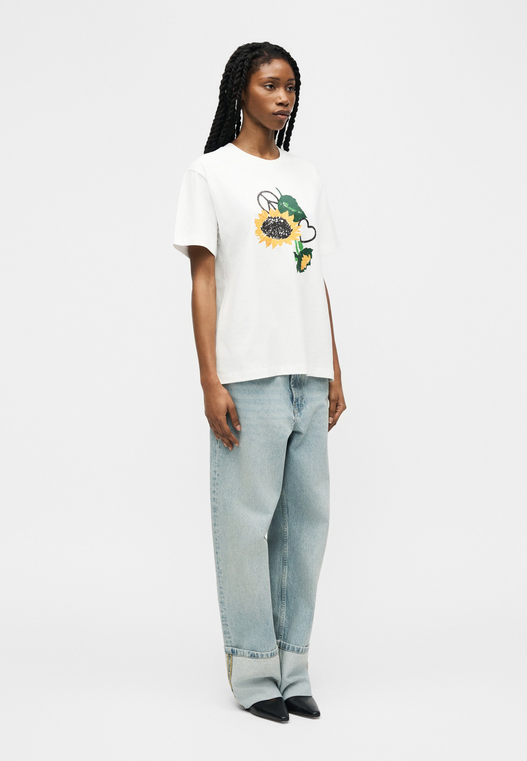 MOSCHINO JEANS グラフィックTシャツ MOSCHINO JEANS グラフィック Tシャツ | ブラック | FARFETCH JP