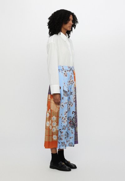 WEEKEND MaxMara EDERE - Pliceret nederdel /Nederdele med folder - azzurro