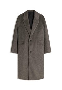 OVERSIZE BRUSHED - Klasičan kaput - dark grey