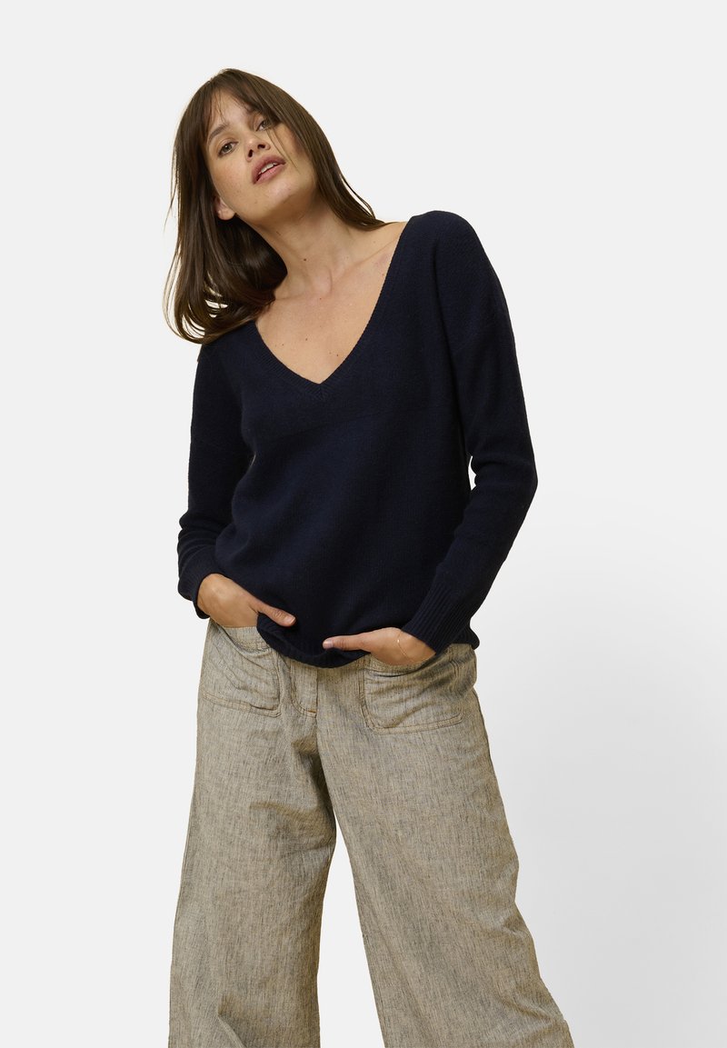 Just Cashmere Trui - navy