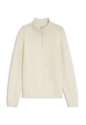 BOSS, KENTER - Striktrøje - open white