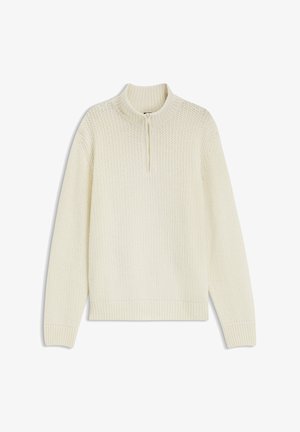 BOSS, KENTER - Striktrøje - open white