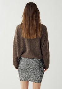 Noella A-vonalú szoknya - antique silver