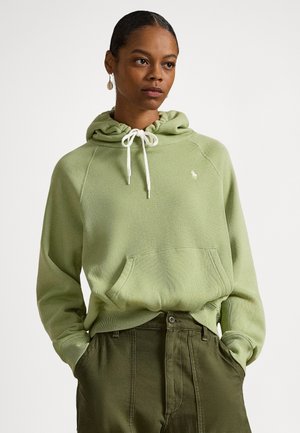 SHRUNKEN FIT FLEECE HOODIE - Sudadera - lakeview green