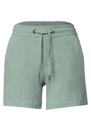Street One, SHORTS MIT STRUKTUR IM LOOSE FIT - Short - dark mint green