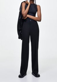 PULL&BEAR Pantaloni - black