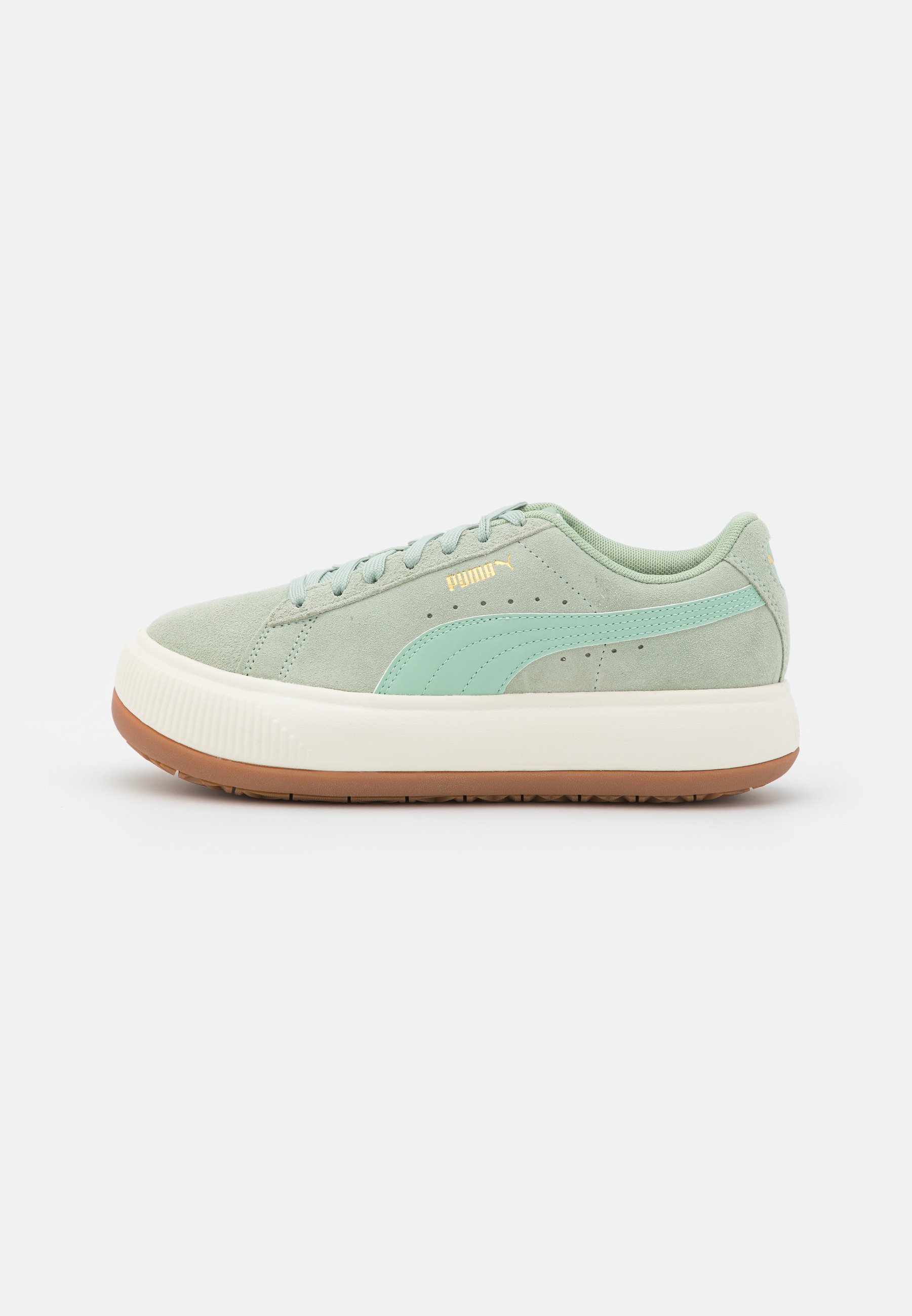 puma mint green trainers