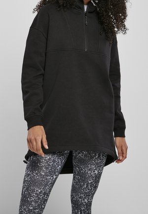 Felpa con cappuccio - black