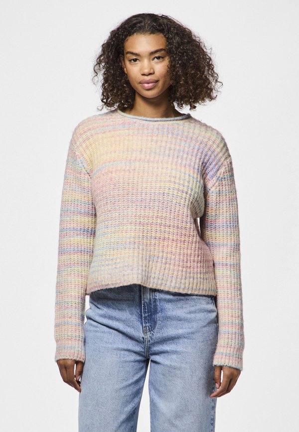 PCDEMI O NECK - Strickpullover - lavender