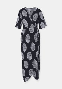 YASTAN LONG WRAP DRESS  - Robe longue - black