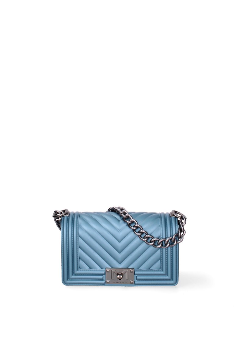 Marc Ellis Borsa a tracolla - light blue and silver