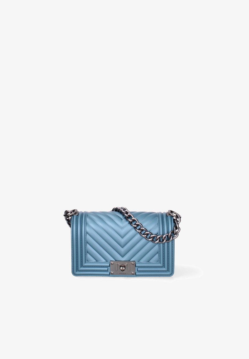 Marc Ellis Borsa a tracolla - light blue and silver