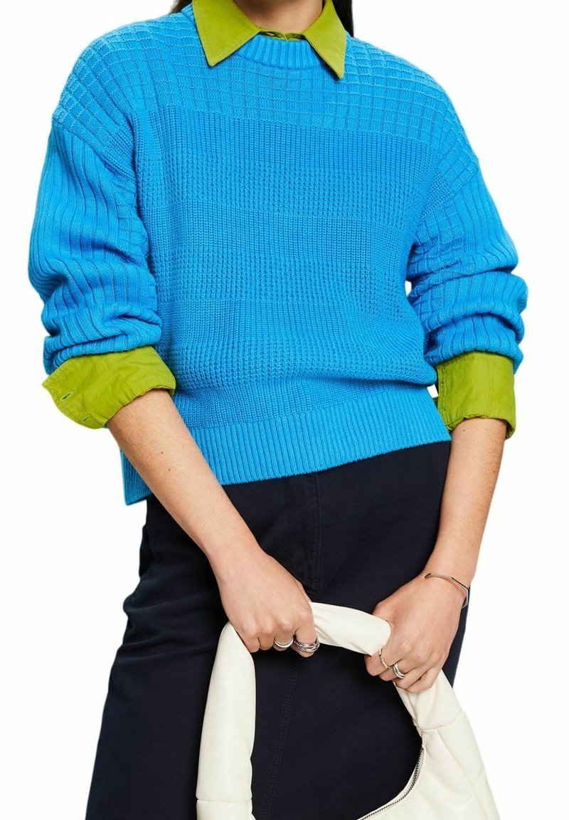 Esprit Stickad tröja - blue