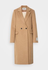 Scotch & Soda SINGLE BREASTED HERRINGBONE COAT - Klassisk kåpe / frakk - tabacco melange