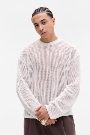 UNISEX - Striktrøje - white