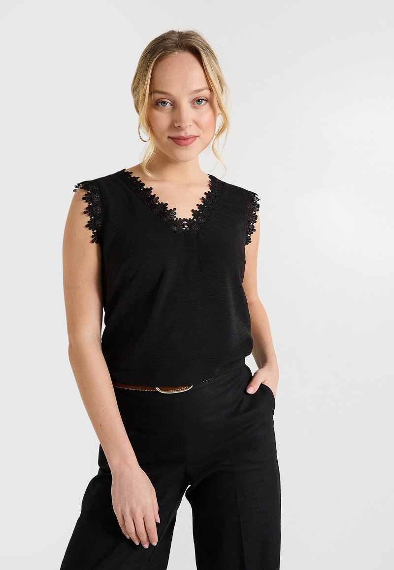Grain de Malice SANS MANCHES - Blusa - noir