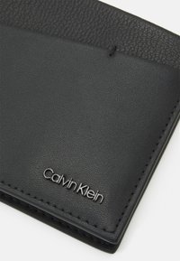 Calvin Klein DIAGONAL BIFOLD COIN UNISEX - Portafoglio - black