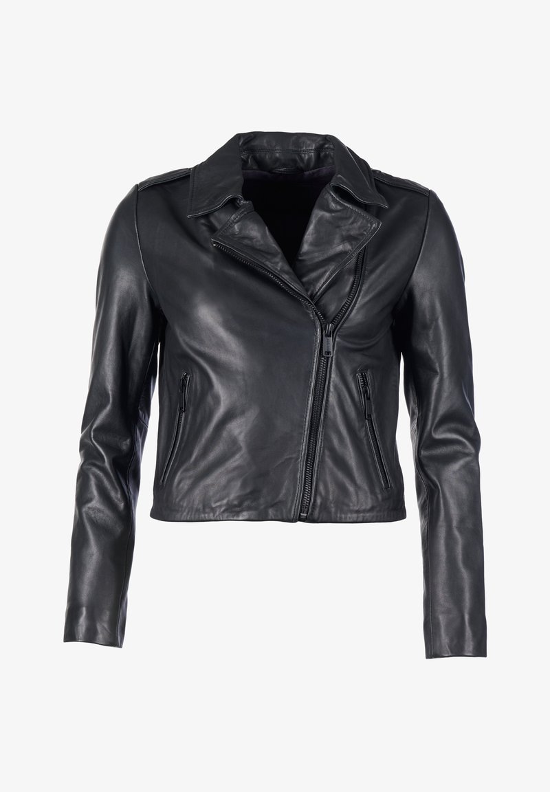 Mustang Lederjacke - schwarz