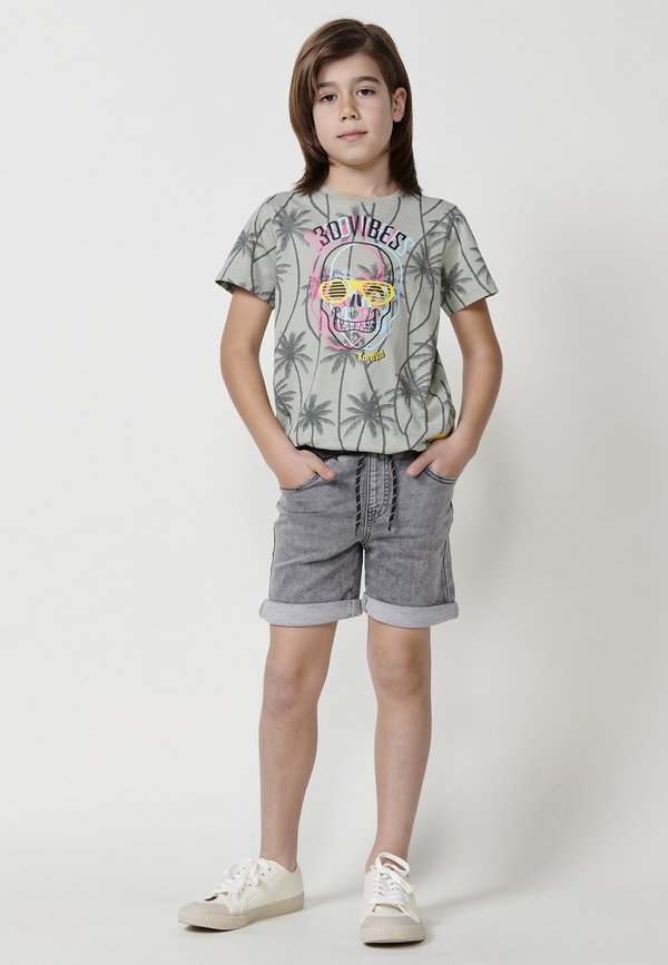 SHORT-SLEEVED - T-Shirt print - kaki   khaki